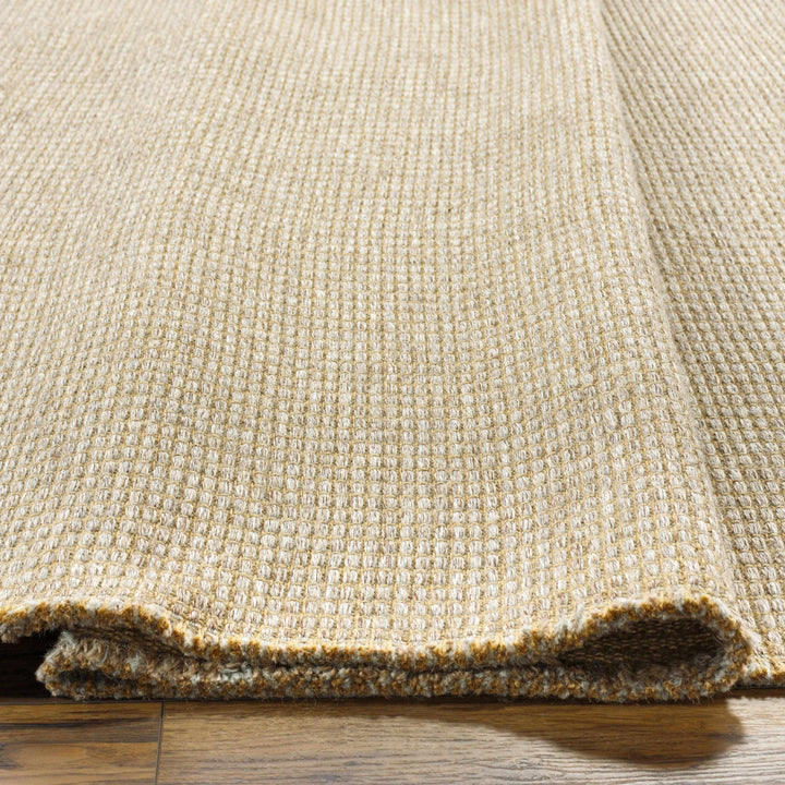 Modern Geometrical Texture Gray and Tan Multi Size Jute Area Rug - The Rug Decor