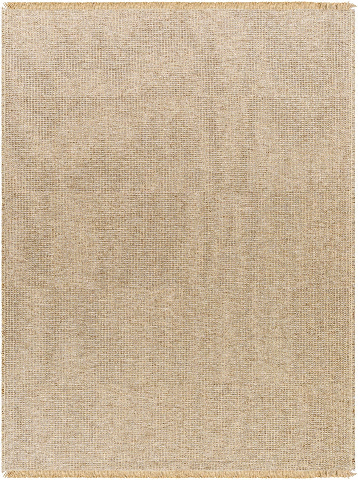 Modern Geometrical Texture Light Brown and Tan Multi Size Jute Area Rug - The Rug Decor