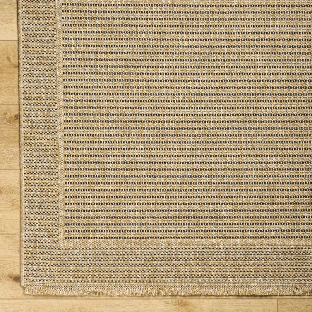 Modern Giada Tan And Brown Machine Woven Indoor & Outdoor Rug - The Rug Decor