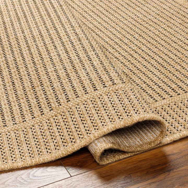 Modern Giada Tan And Brown Machine Woven Indoor & Outdoor Rug - The Rug Decor