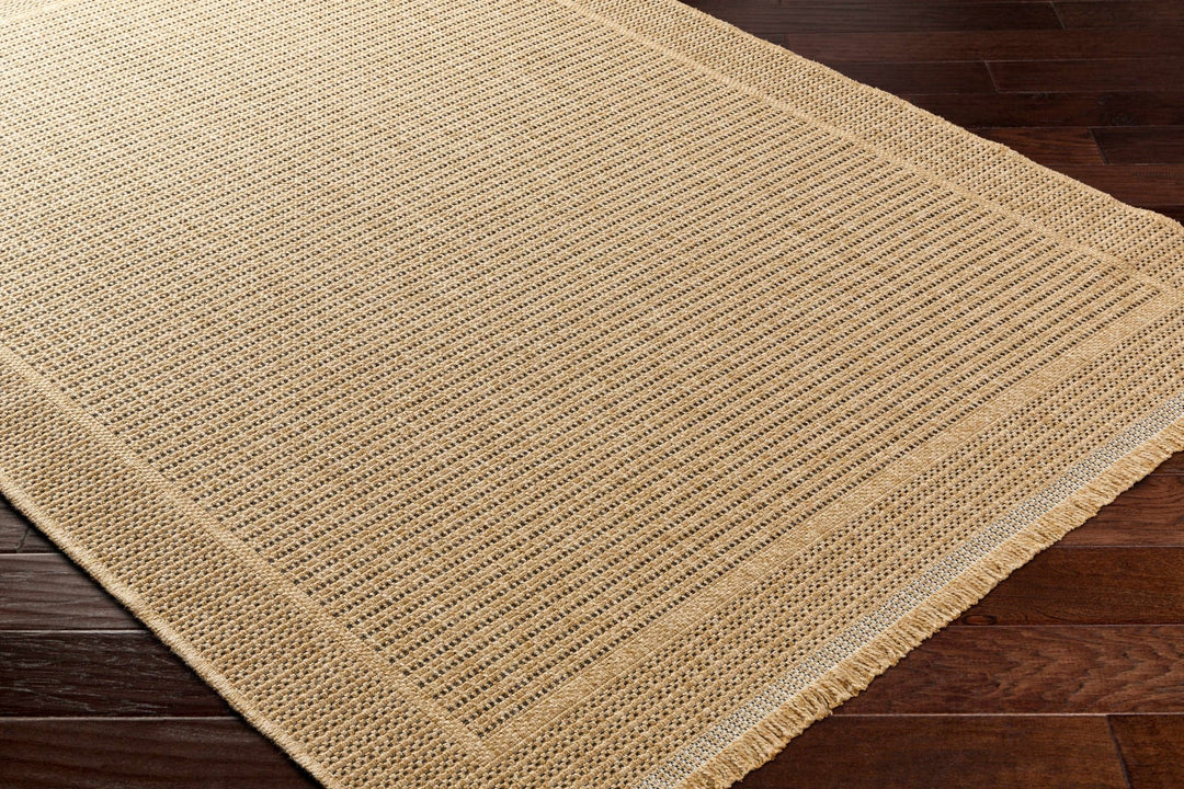 Modern Giada Tan And Brown Machine Woven Indoor & Outdoor Rug - The Rug Decor