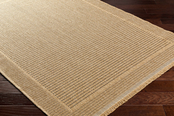 Modern Giada Tan And Brown Machine Woven Indoor & Outdoor Rug - The Rug Decor