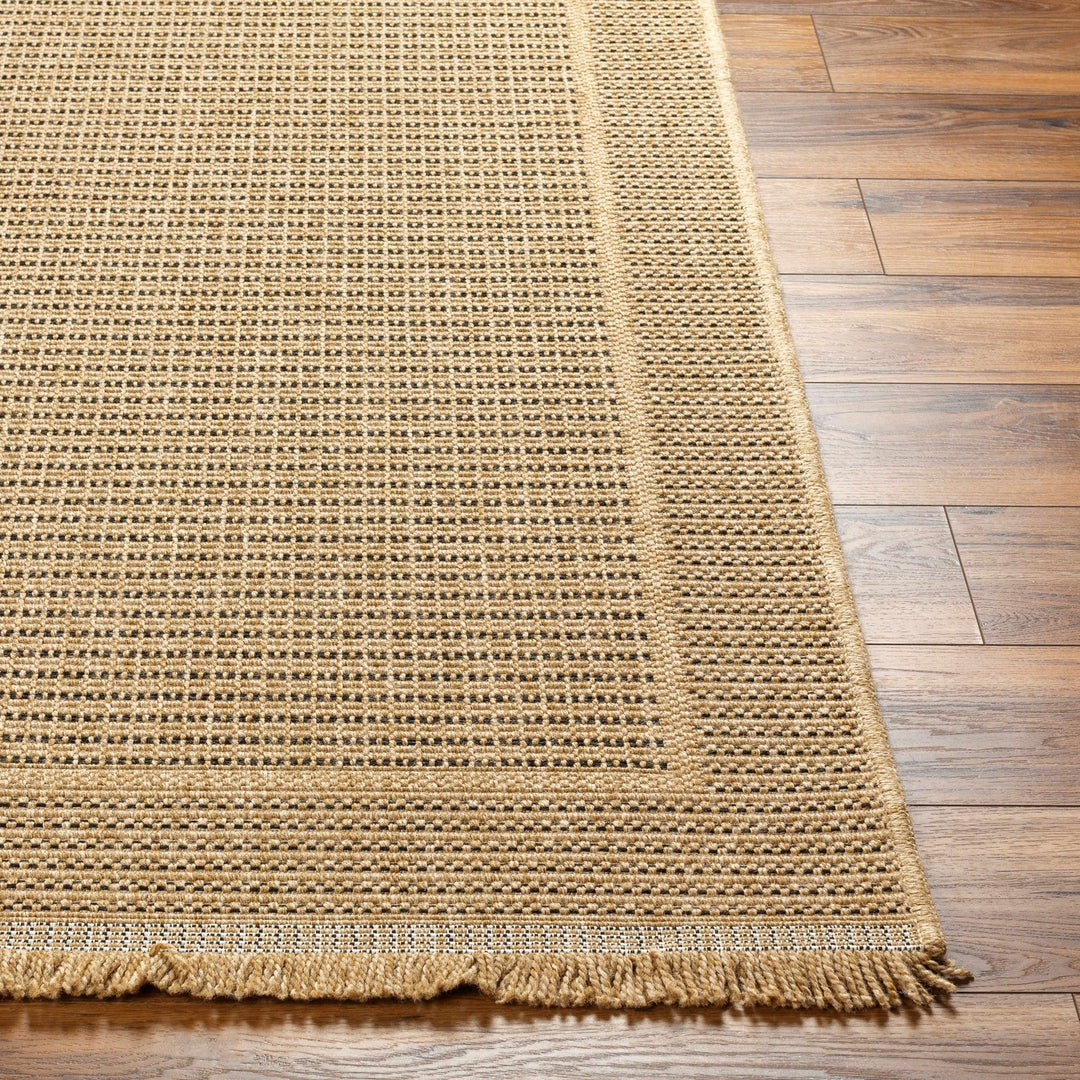 Modern Giada Tan And Brown Machine Woven Indoor & Outdoor Rug - The Rug Decor