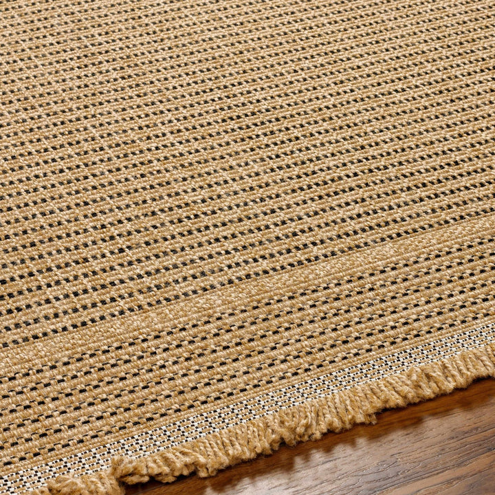 Modern Giada Tan And Brown Machine Woven Indoor & Outdoor Rug - The Rug Decor