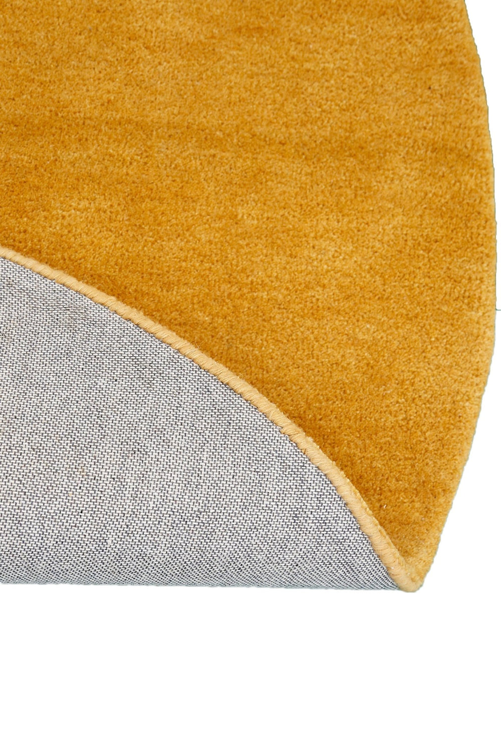 Modern Gold Orbs Hand Tufted 5x6 Wool Area Rug - The Rug Decor