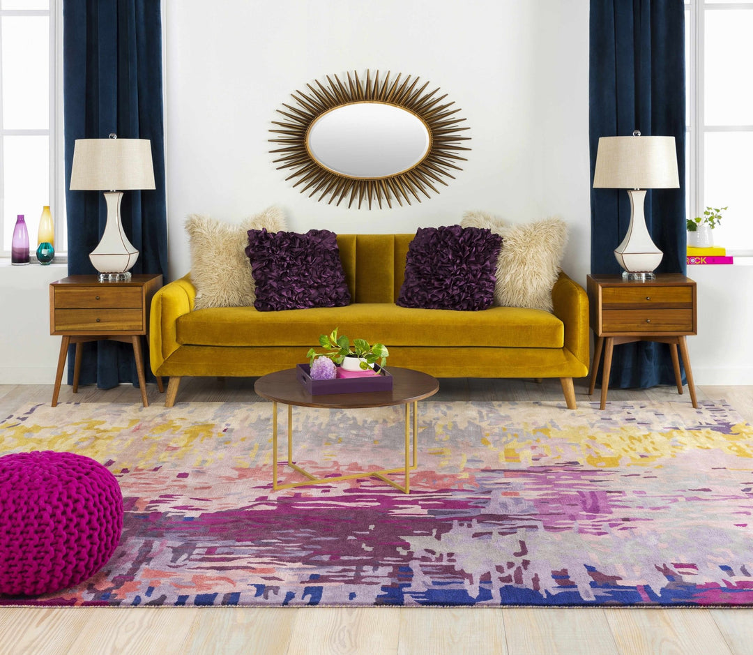 Modern Golden Sunburst Oval Shaped Wall hanging Mirror - The Rug Decor