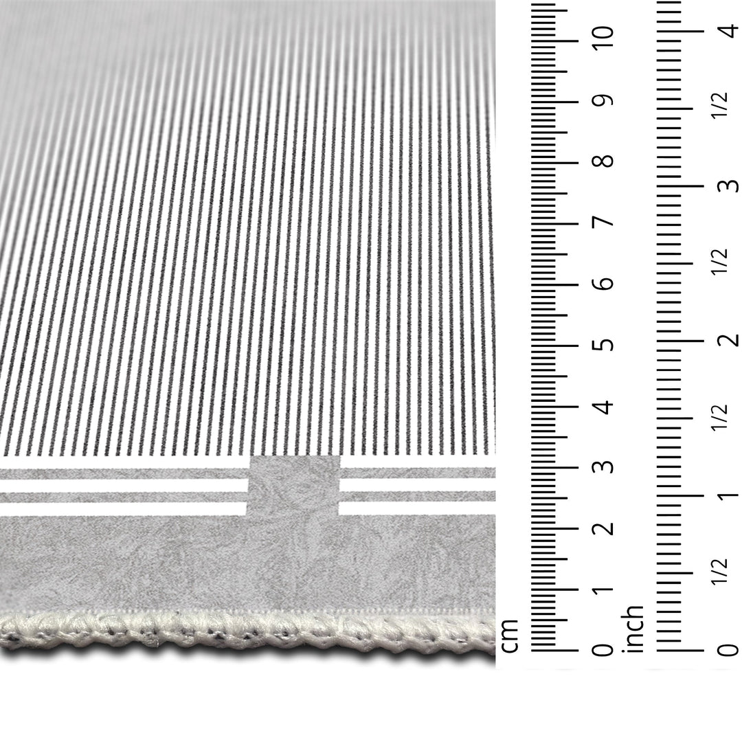 Modern Gray Machine Washable Cotton Area Rug - The Rug Decor