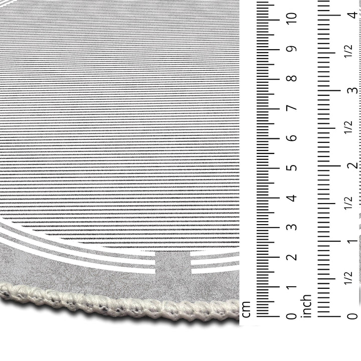 Modern Grey Machine Washable Cotton Area Rug - The Rug Decor