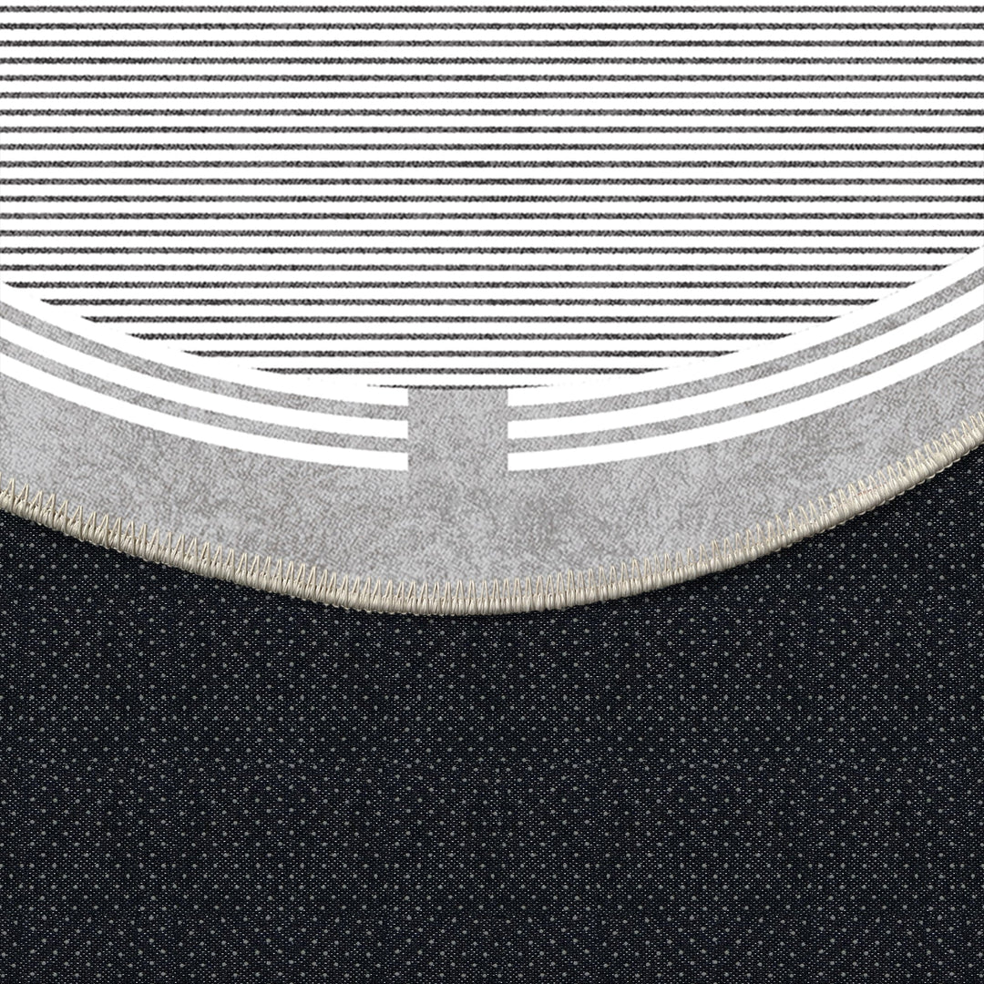 Modern Grey Machine Washable Cotton Area Rug - The Rug Decor