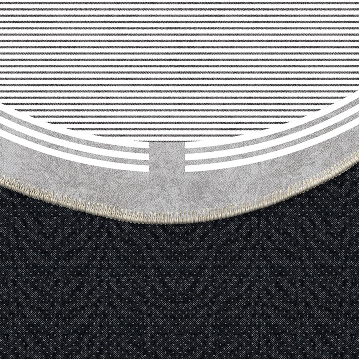 Modern Grey Machine Washable Cotton Area Rug - The Rug Decor