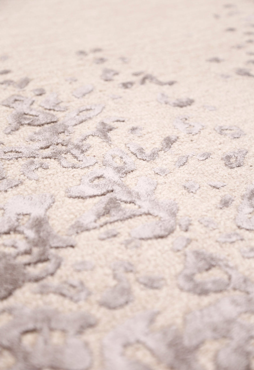 Modern Lace Border Beige Hand Tufted 5x5 Wool Area Rug - The Rug Decor