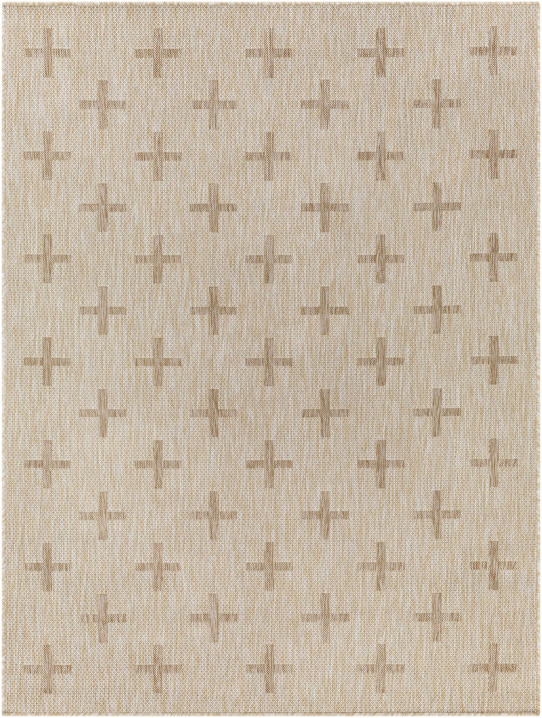 Modern Limbo Beige And Brown Machine Woven Outdoor Area Rug - The Rug Decor