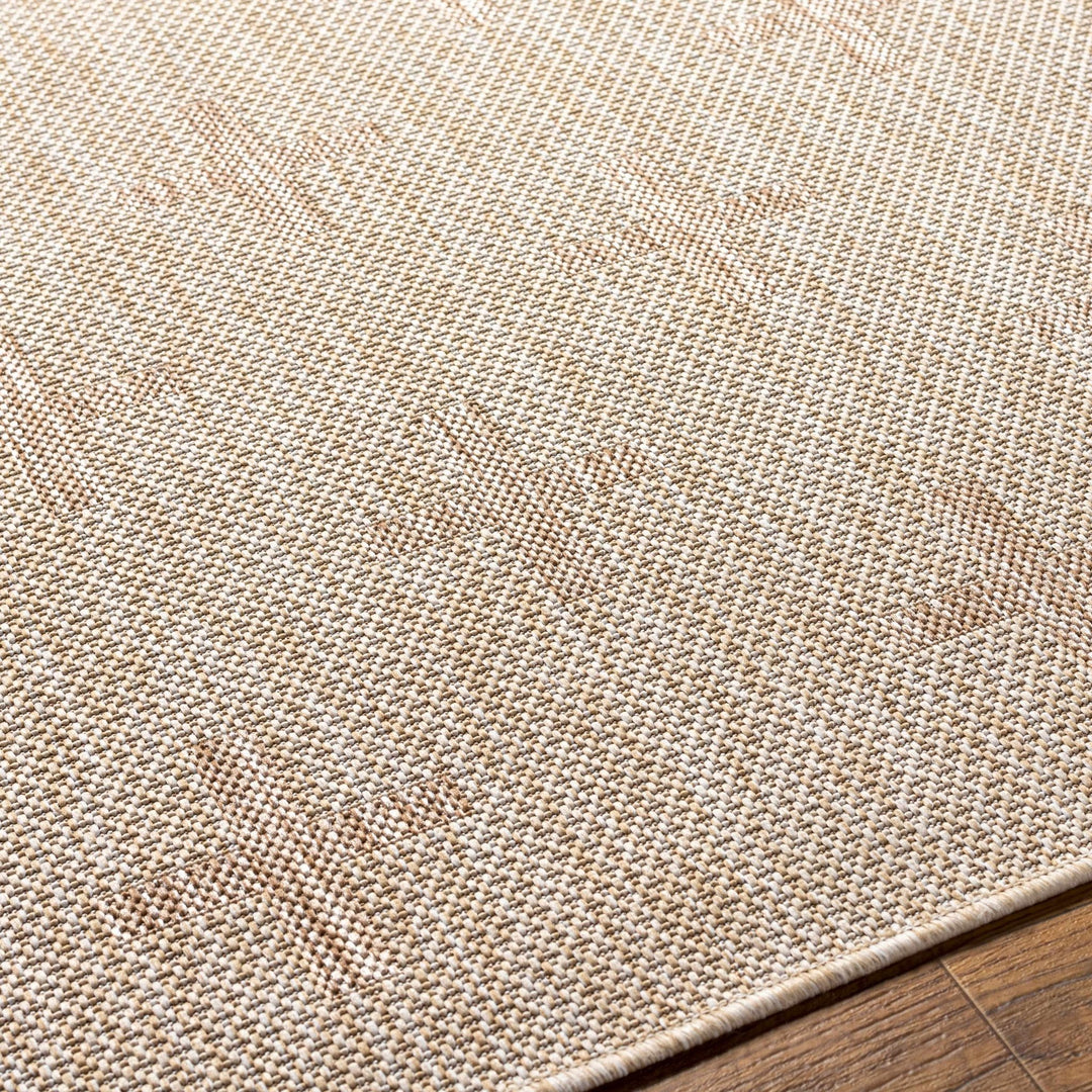 Modern Limbo Beige And Brown Machine Woven Outdoor Area Rug - The Rug Decor