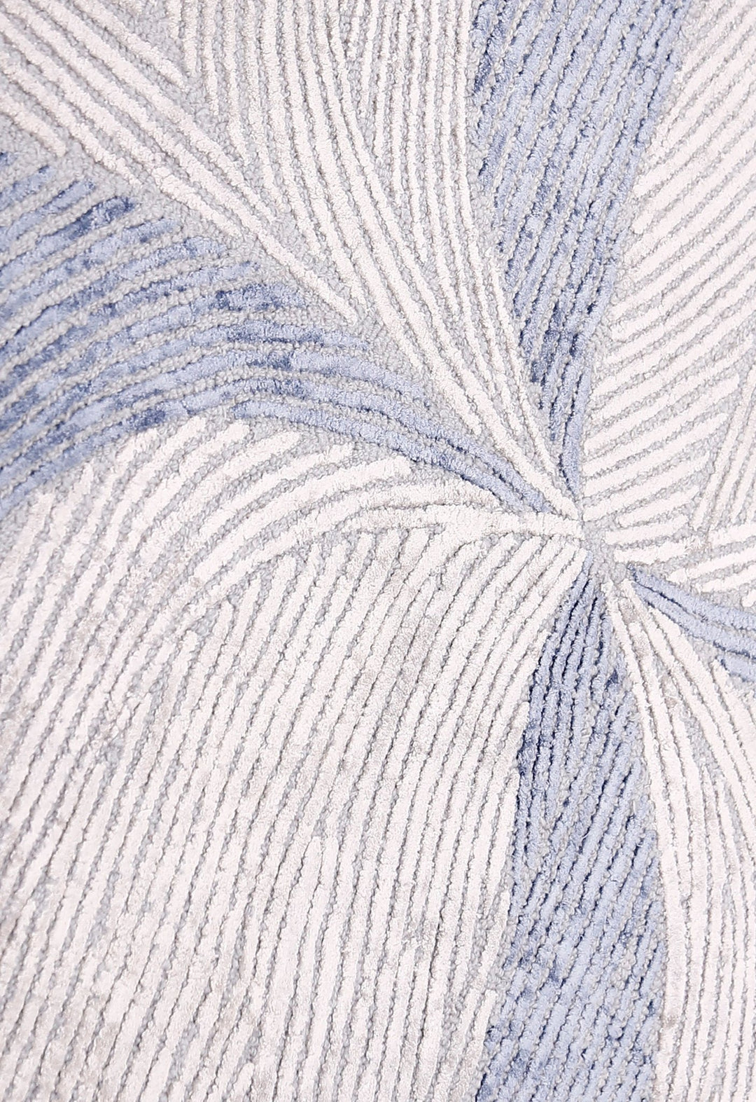 Modern Petal Ivory Hand Tufted 5x5 Wool Area Rug - The Rug Decor