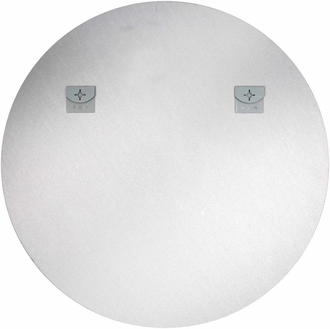 Modern Silver Framed Round Wall hanging Mirror - The Rug Decor