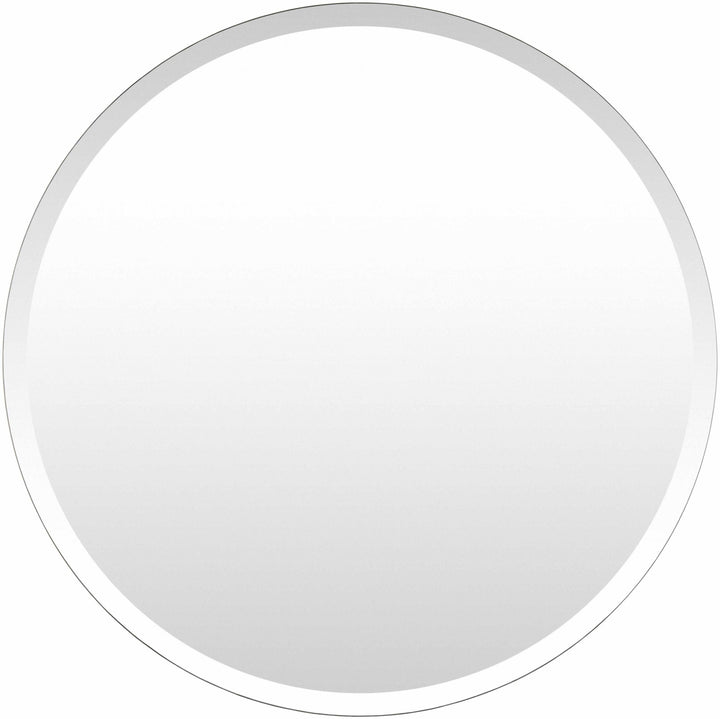 Modern Silver Framed Round Wall hanging Mirror - The Rug Decor