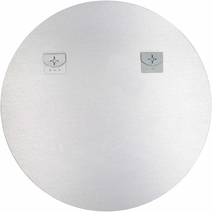 Modern Silver Framed Round Wall hanging Mirror - The Rug Decor