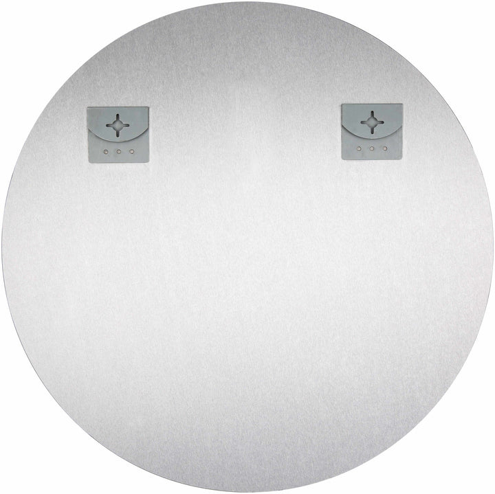 Modern Silver Framed Round Wall hanging Mirror - The Rug Decor