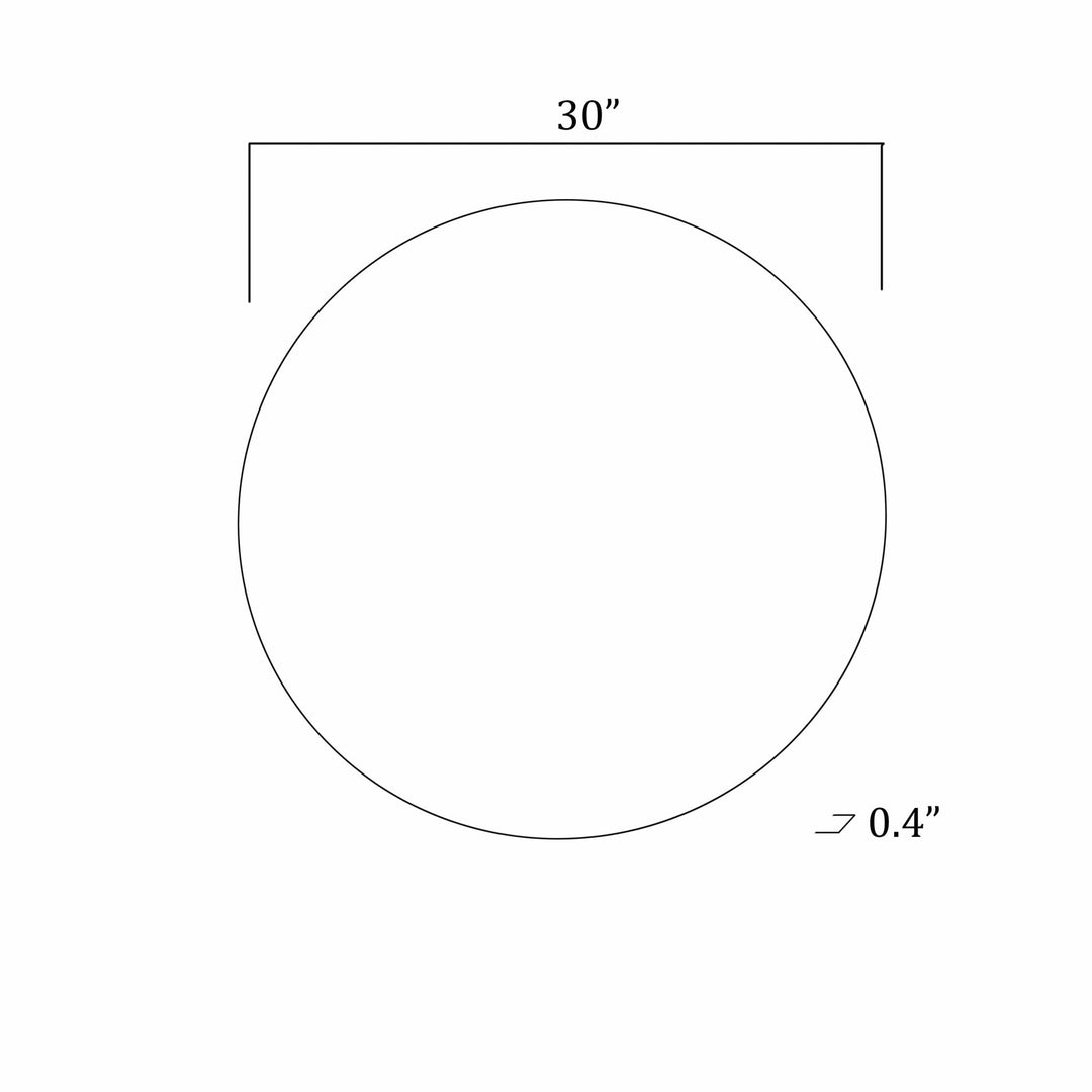 Modern Silver Framed Round Wall hanging Mirror - The Rug Decor