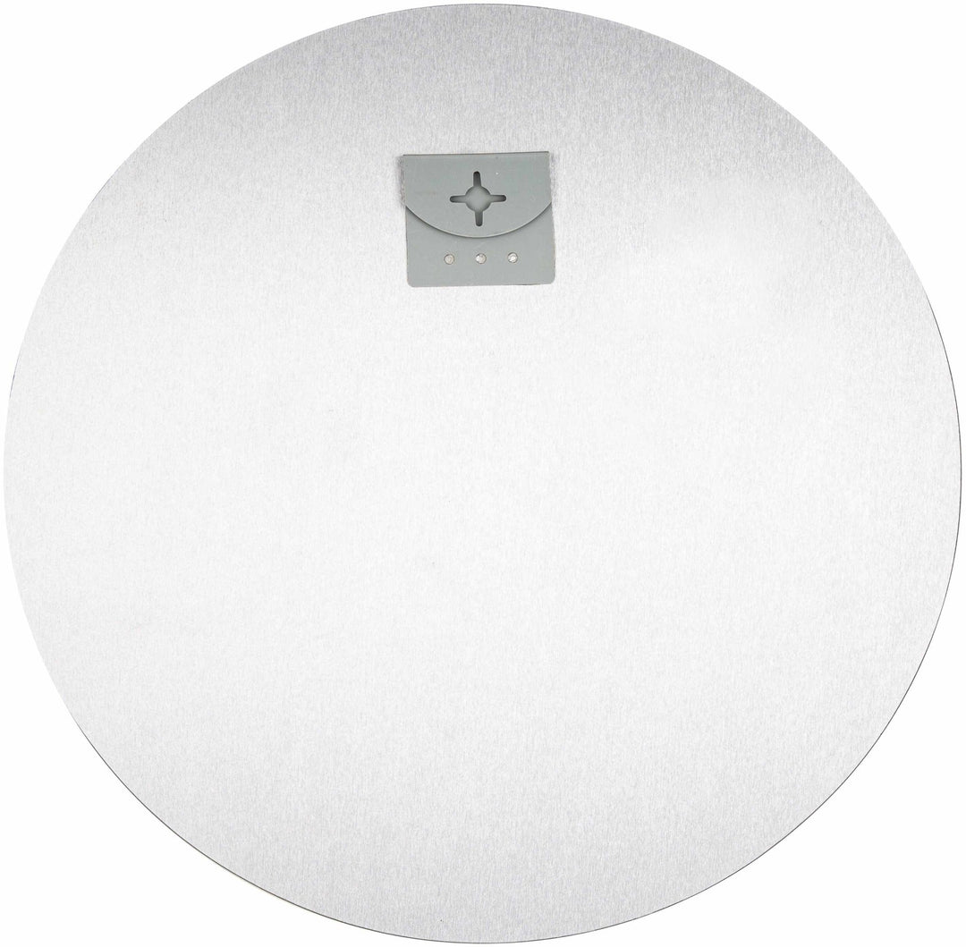 Modern Silver Framed Round Wall hanging Mirror - The Rug Decor