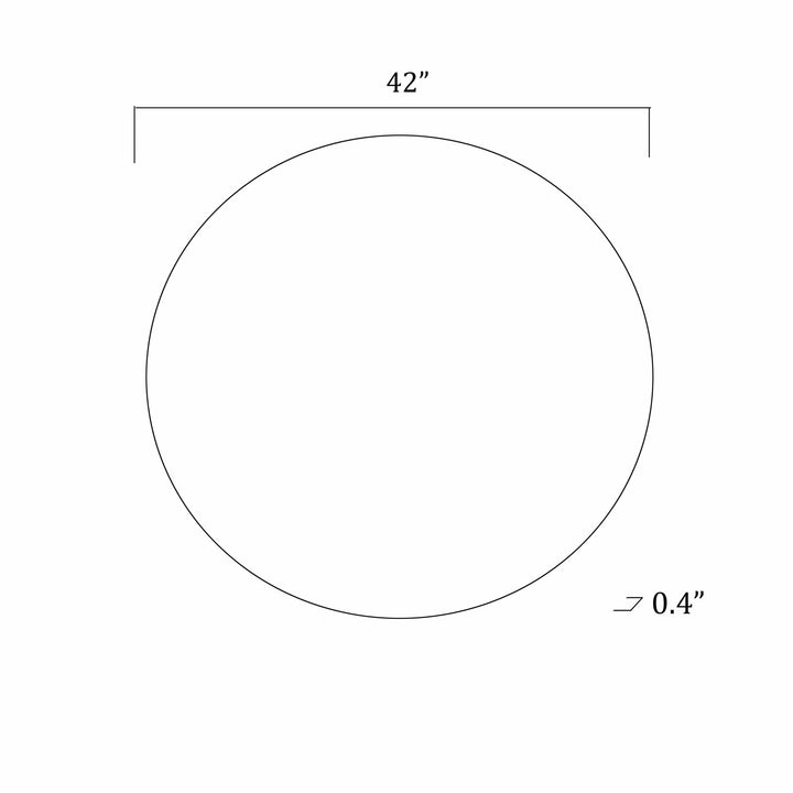 Modern Silver Framed Round Wall hanging Mirror - The Rug Decor