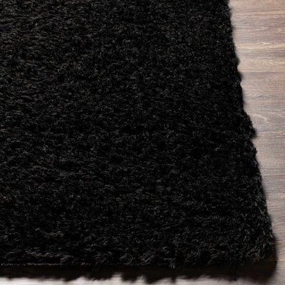 Modern Solid Charcoal Moroccan Style Plush Pile Area Rug - The Rug Decor