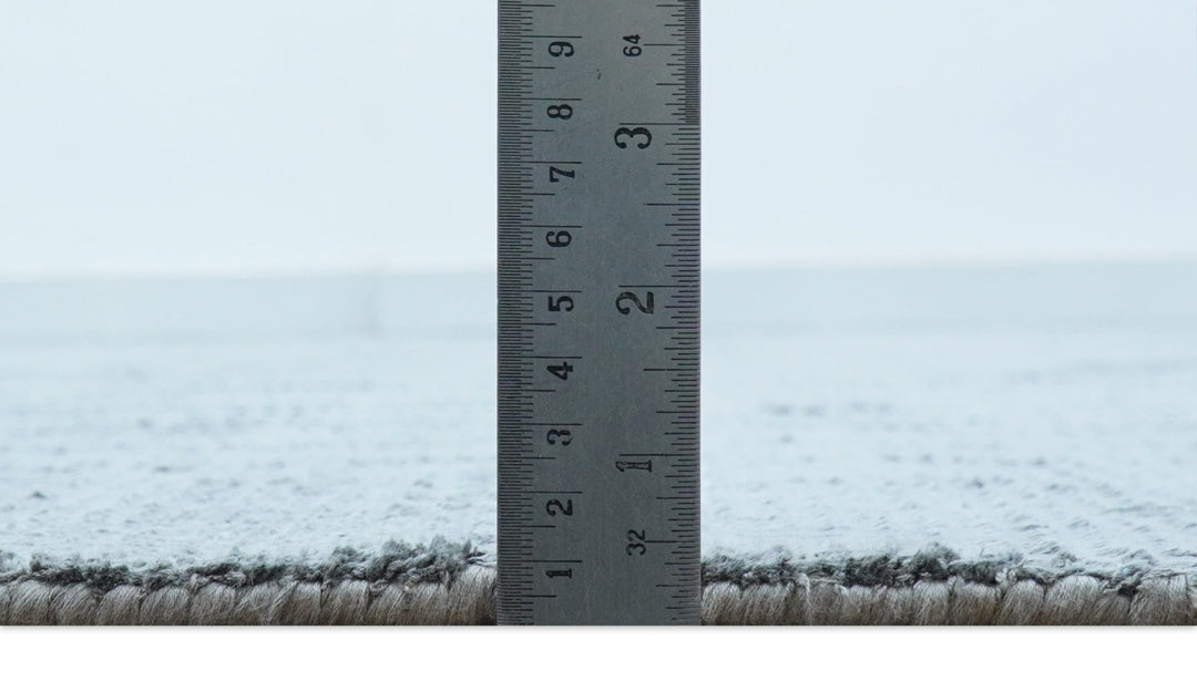 Modern Solid Design Blue Hand Loom 8.8x12 Art Silk Area Rug - The Rug Decor