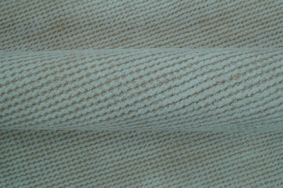Modern Solid Design Ivory 5x8 Hand Woven Wool Area Rug - The Rug Decor