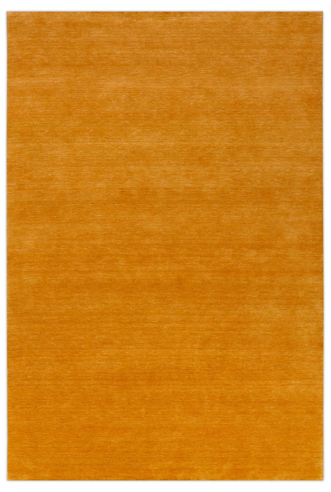 Modern Solid Gold Hand Loomed Wool Area Rug - The Rug Decor