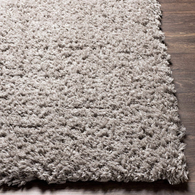 Modern Solid Gray Plush Pile Area Rug - The Rug Decor