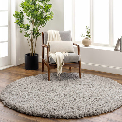 Modern Solid Gray Plush Pile Area Rug - The Rug Decor