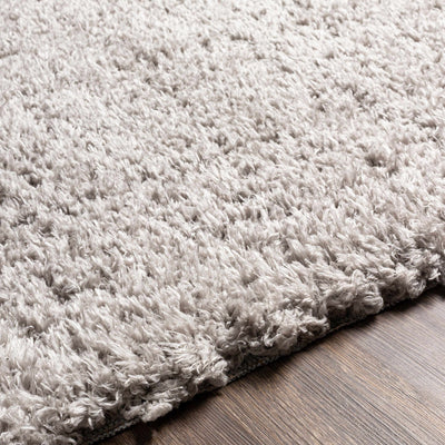 Modern Solid Gray Plush Pile Area Rug - The Rug Decor