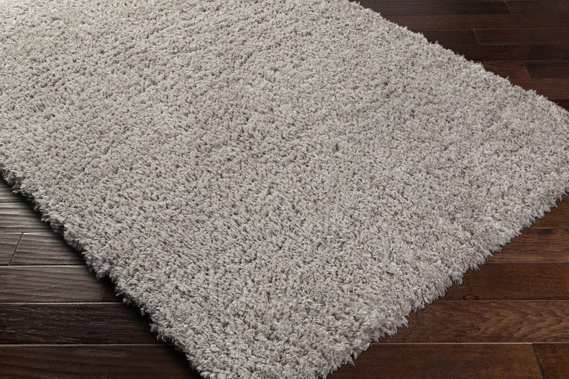 Modern Solid Gray Plush Pile Area Rug - The Rug Decor