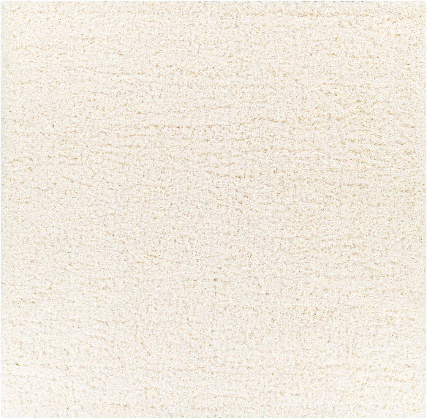 Modern Solid Ivory Moroccan Style Multi Size Plush Pile area rug - The Rug Decor