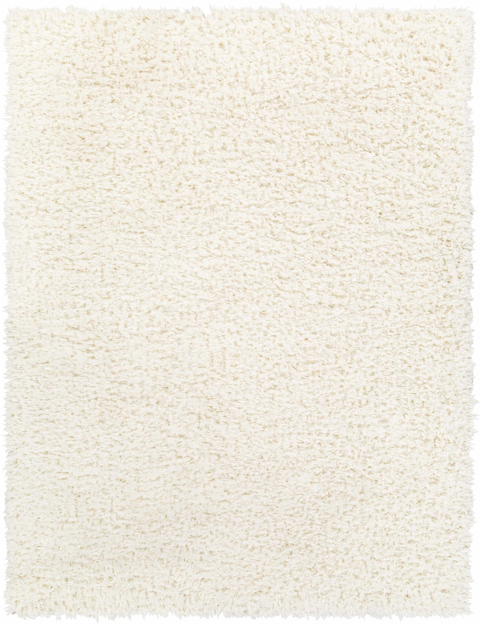Modern Solid Ivory Moroccan Style Multi Size Plush Pile area rug – The ...
