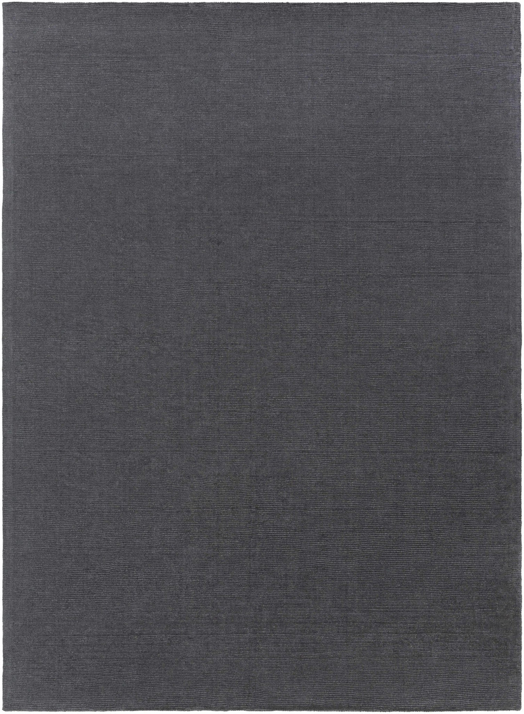 Modern Solid Plain Charcoal Hand loomed Multi Size wool Area Rug - The Rug Decor