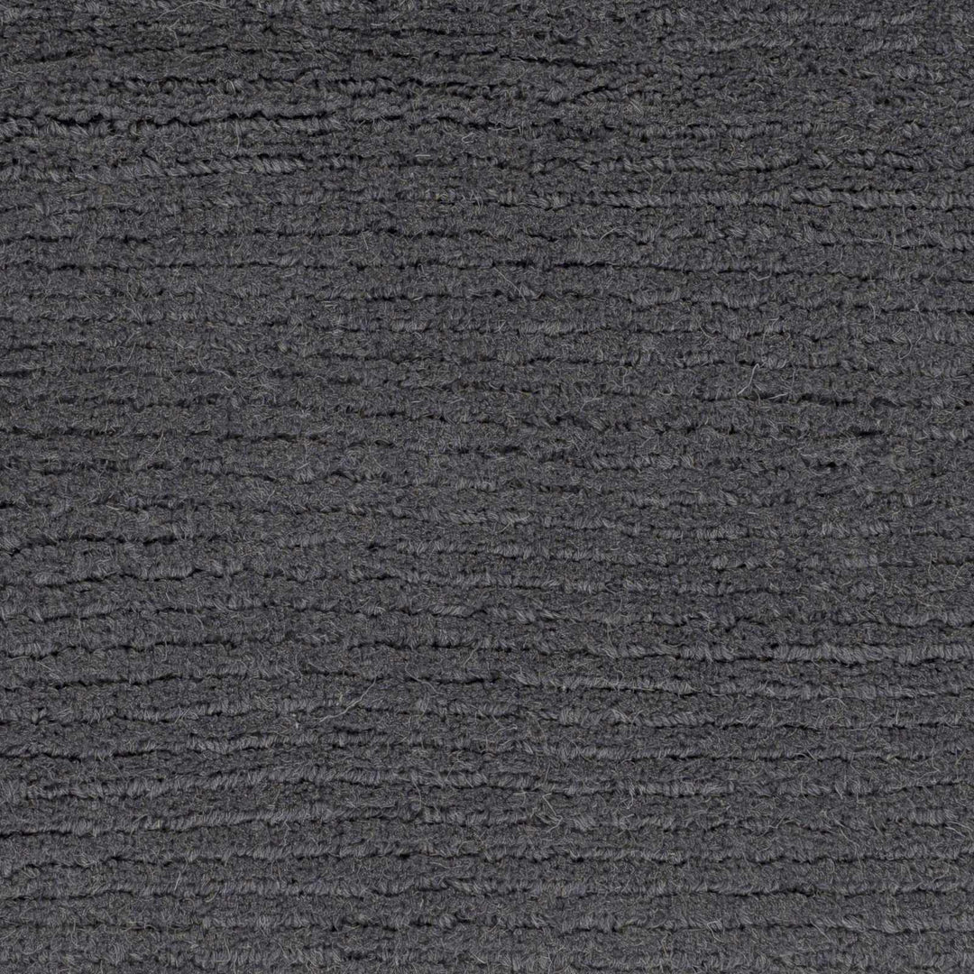 Modern Solid Plain Charcoal Hand loomed Multi Size wool Area Rug - The Rug Decor
