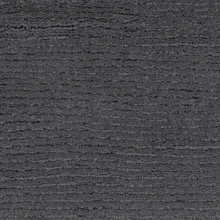 Modern Solid Plain Charcoal Hand loomed Multi Size wool Area Rug - The Rug Decor
