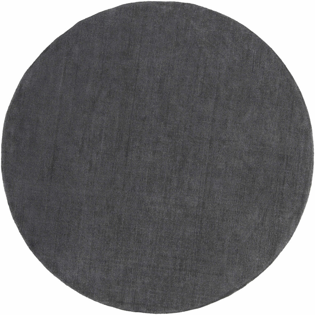 Modern Solid Plain Charcoal Hand loomed Multi Size wool Area Rug - The Rug Decor