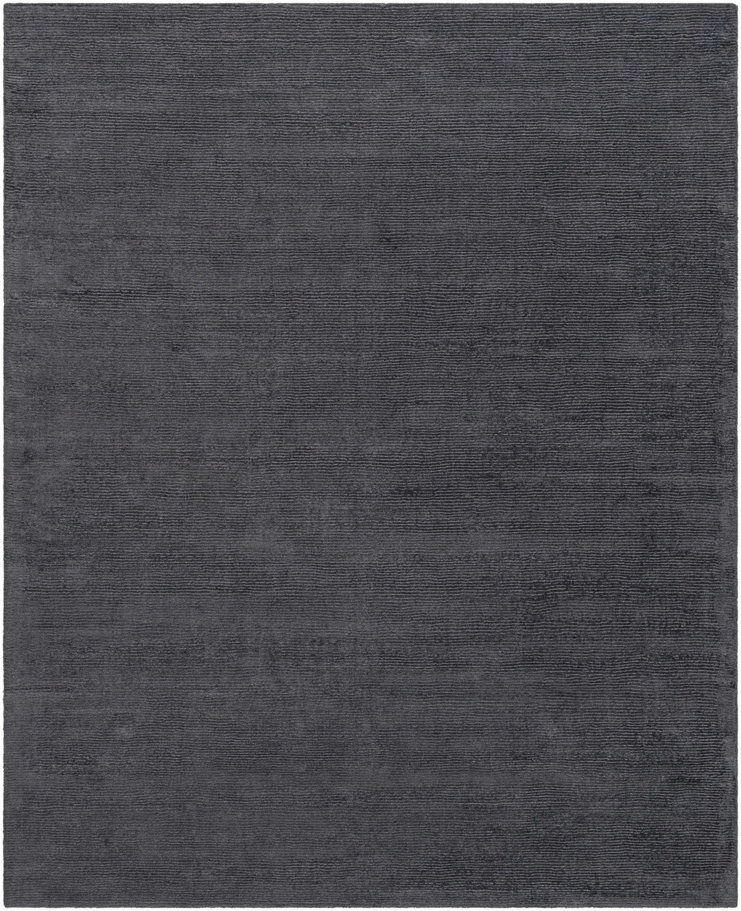 Modern Solid Plain Charcoal Hand loomed Multi Size wool Area Rug - The Rug Decor