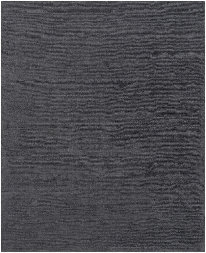 Modern Solid Plain Charcoal Hand loomed Multi Size wool Area Rug - The Rug Decor