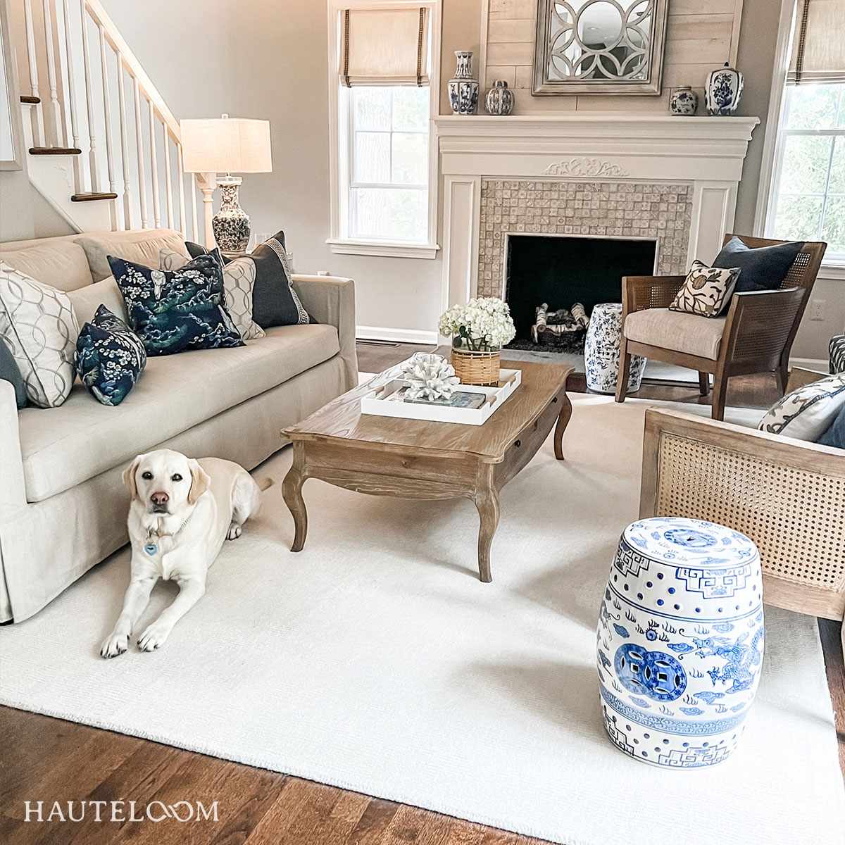 Modern Solid Plain Ivory Hand loomed Multi size Wool Area Rug - The Rug Decor