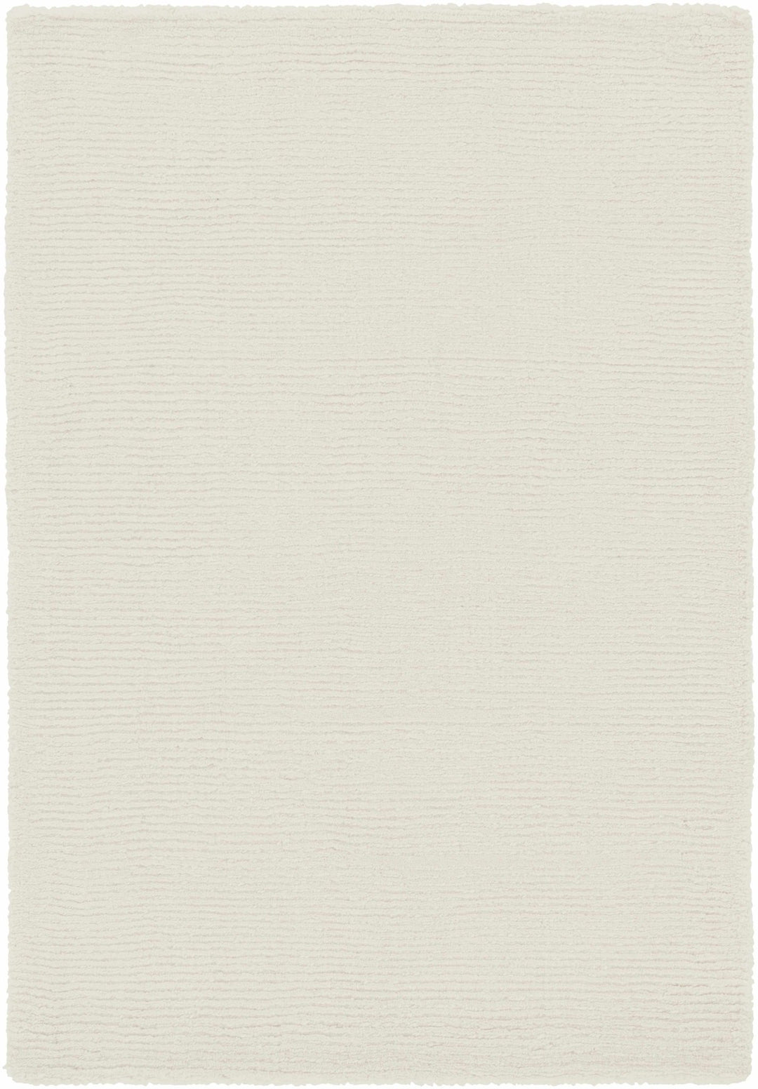 Modern Solid Plain Ivory Hand loomed Multi size Wool Area Rug - The Rug Decor
