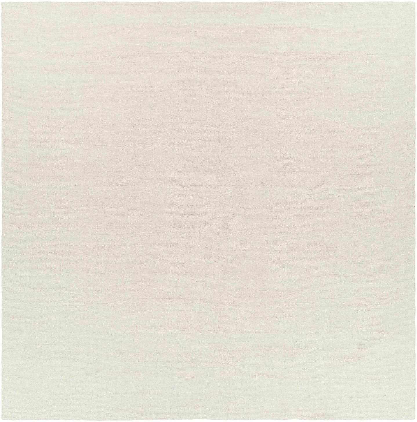 Modern Solid Plain Ivory Hand loomed Multi size Wool Area Rug - The Rug Decor