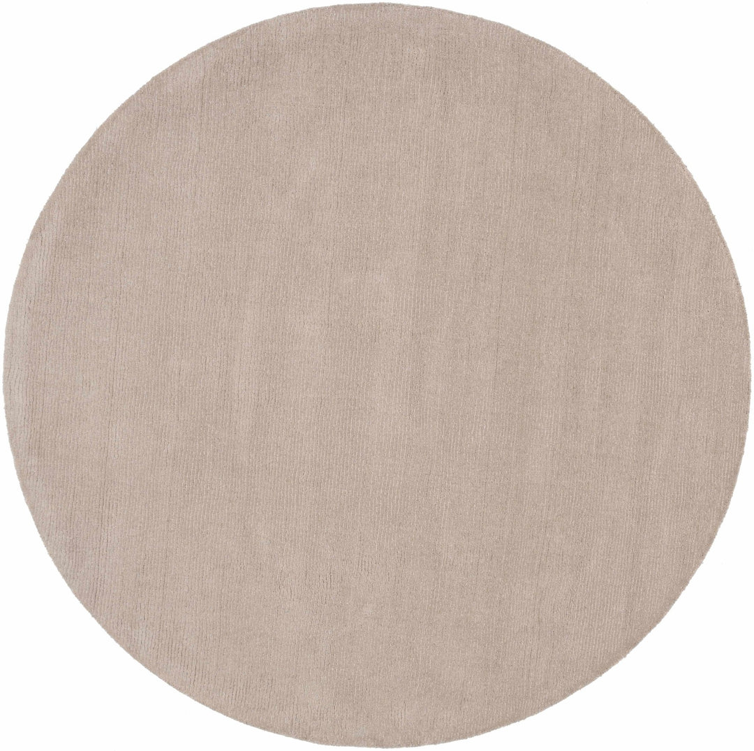 Modern Solid Plain Taupe Hand loomed Multi Size wool Rug - The Rug Decor