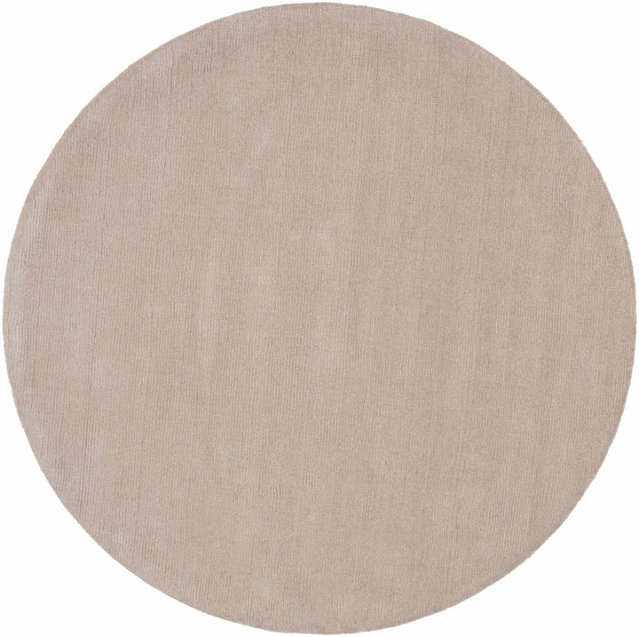Modern Solid Plain Taupe Hand loomed Multi Size wool Rug - The Rug Decor