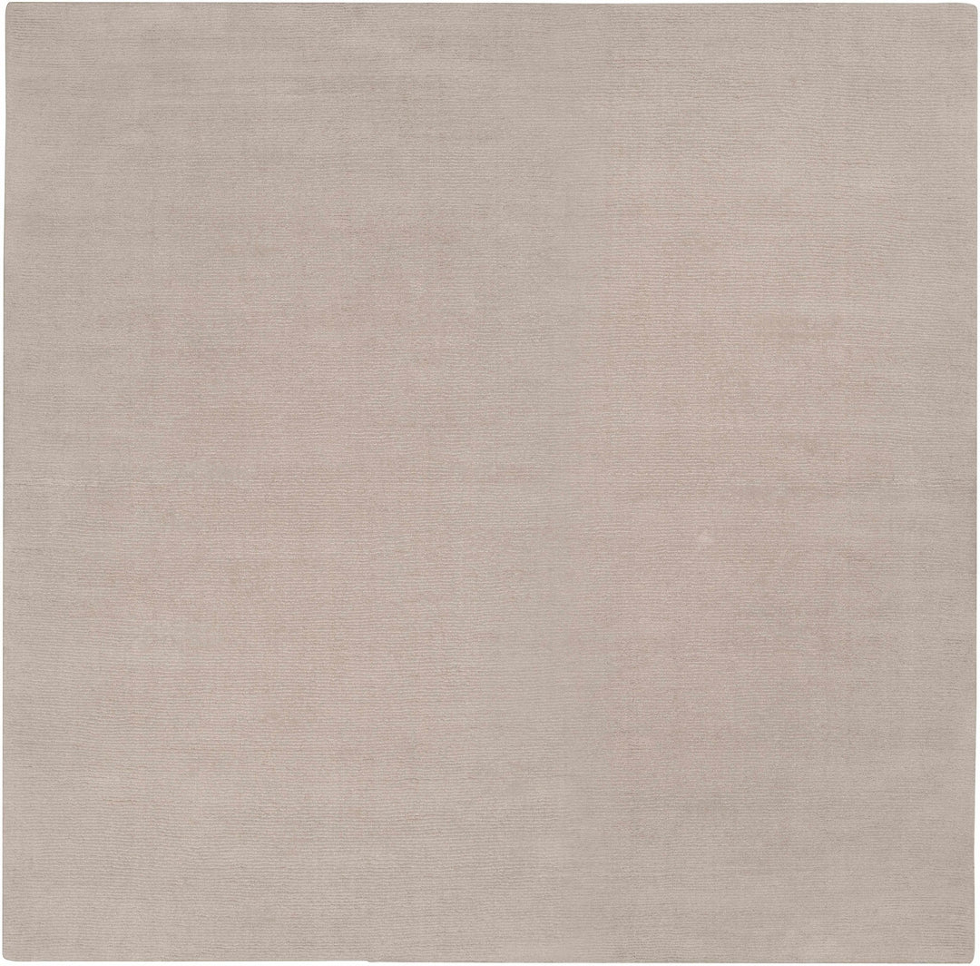 Modern Solid Plain Taupe Hand loomed Multi Size wool Rug - The Rug Decor