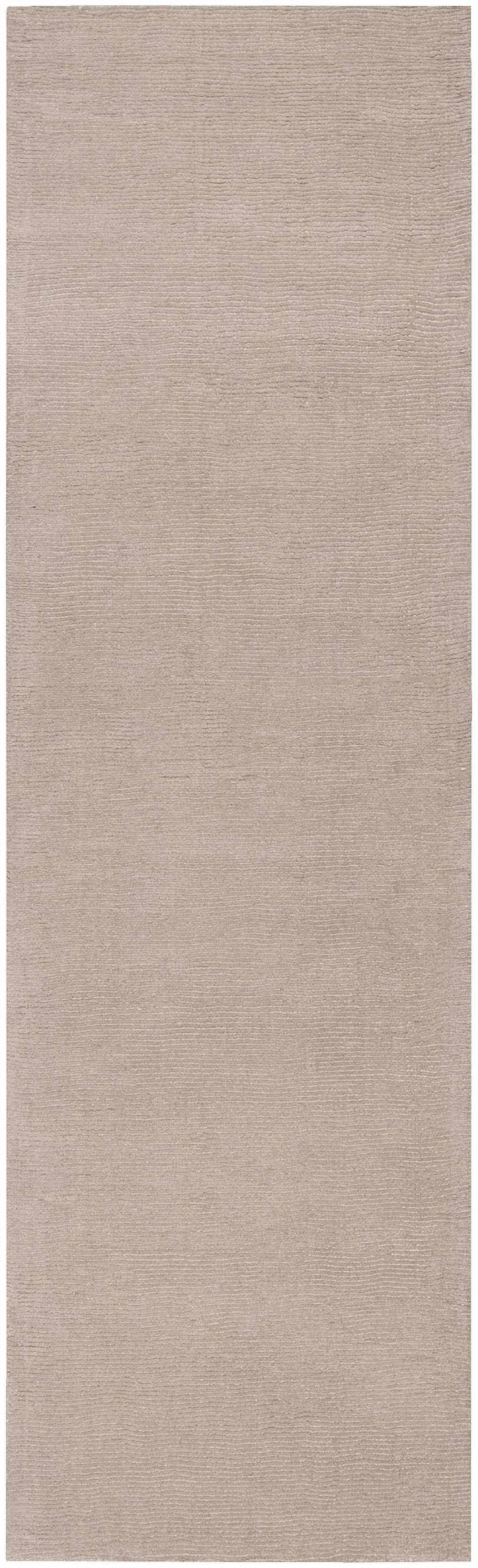 Modern Solid Plain Taupe Hand loomed Multi Size wool Rug - The Rug Decor