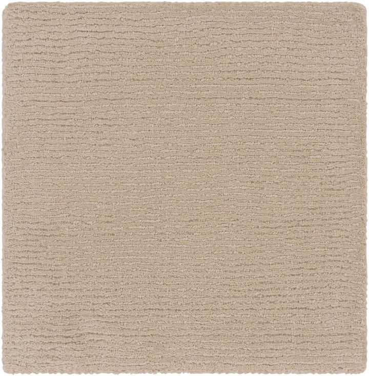 Modern Solid Plain Taupe Hand loomed Multi Size wool Rug - The Rug Decor