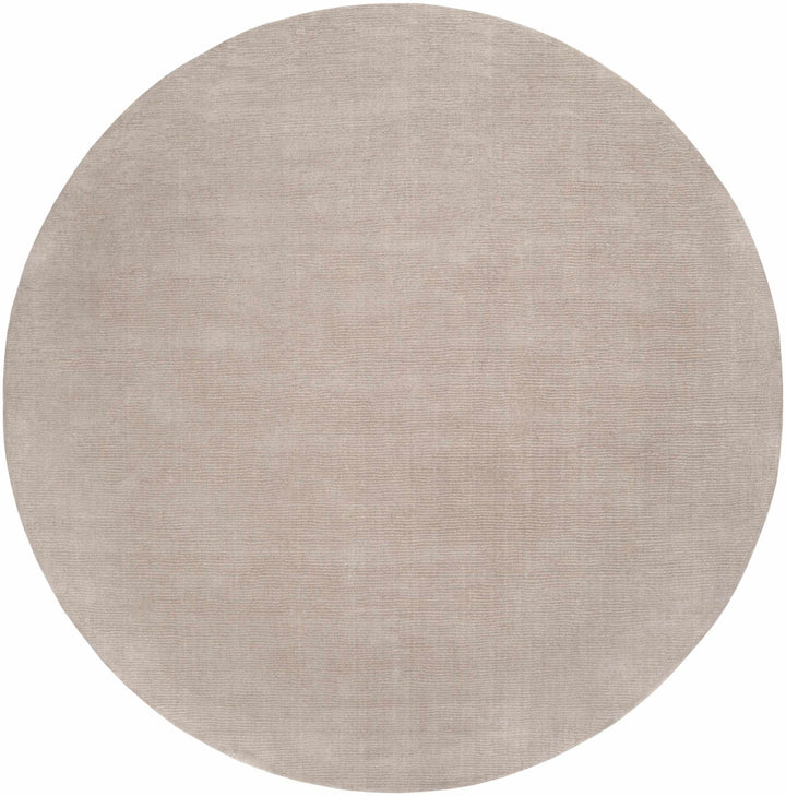 Modern Solid Plain Taupe Hand loomed Multi Size wool Rug - The Rug Decor